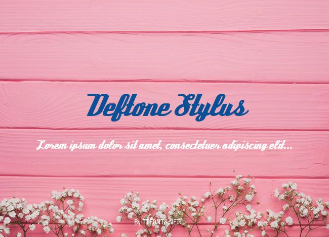 Deftone Stylus example